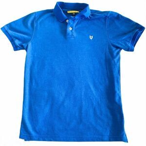 Men's Prince & Fox Blue Polo Size M